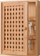 Kuti çelësash Zeller, bambu, 19 x 6 x 27 cm, kafe