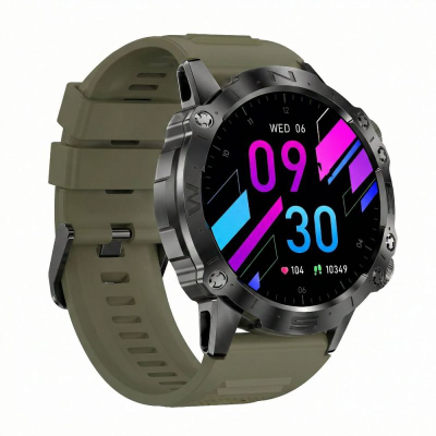 Паметен часовник Gravity GT20-7, Bluetooth, следење на срцев ритам, црн