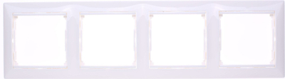Kornizë katërfishe Legrand Valena 774454, 295x82 mm, e bardhë