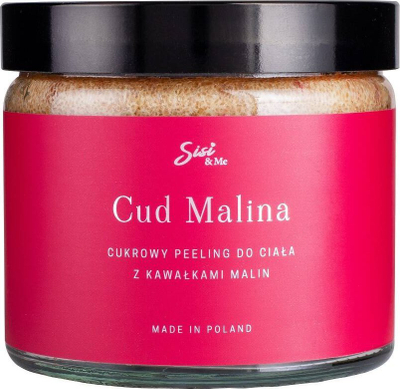 Peeling trupi Sisi &amp; Me Cud Malina, me mjedër, 300g