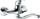 Rubinet lavamani mural KFA Baryt, 150mm, krom