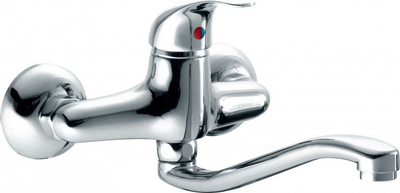 Rubinet lavamani mural KFA Baryt, 150mm, krom
