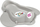 Vazon tualeti për fëmijë OK Baby Magical Potty, ergonomik, me sticker termik, gri