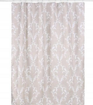 Perde dushi ClassicLiving Glarus, stil barok, e bardhë