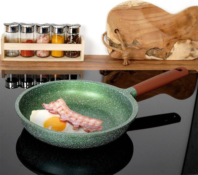 Tigan NAVA Omega, granit, 24 cm, jeshile e errët