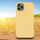 Mbrojtëse telefoni Hurtel Eco Case për iPhone 11 Pro Max, silikoni, e verdhë