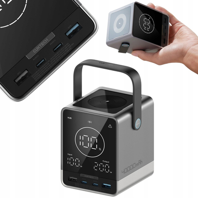 Powerbank Cuktech 300W, 40000mAh, karikim wireless, i zi