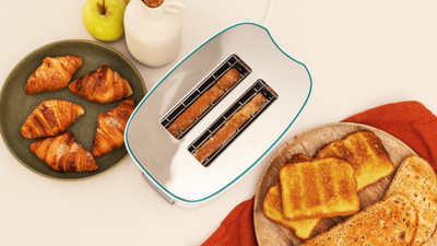 Toster Cecotec Toast&Taste Double W, 650W, 2 feta, i bardhë