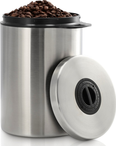 Enë kafeje Xavax, çelik inox, 1 kg, me lugë matëse