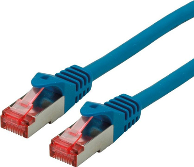 Kabllo rrjeti Roline Cat6, 3m, S/FTP, RJ45 në RJ45, blu