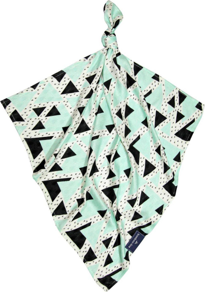 Pelena bambuje Texpol Bamboo Line, 30x30 cm, Mint Triangles, jeshile mente