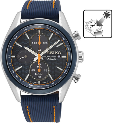 Orë për meshkuj Seiko SSC775P1, e kaltër