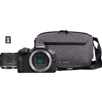 Canon EOS R100 with 18-45mm Travel Kit