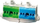 Шина терминална Hensel FC PN 10, 80A, за шина 35mm, сина зелена