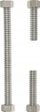 Флексибилно црево за вода PROFI INOX конектор G1/2" FF, 200 mm, DN12, инокс