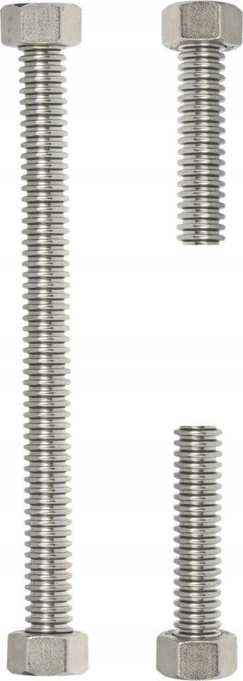 Флексибилно црево за вода PROFI INOX конектор G1/2" FF, 200 mm, DN12, инокс