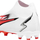 Këpucë futbolli Puma Ultra Match+ LL FG AG 107511 01, pa lidhësa, për burra, të bardha me të kuqe