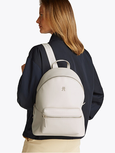 Çantë shpine për femra Tommy Hilfiger, bezhë