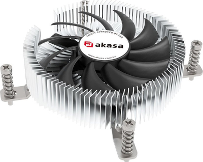 Ftohës CPU Akasa AK-CC6610EP01, për Intel LGA1700, profil i ulët, gri