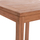 Tavolinë bar HM PRESSCOT, dru teak, 70x70x105 cm, ngjyrë natyrale