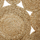 Округол килим Atmosphera Round Jute Rug Lace, јута, 80 cm, беж боја