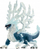 Figurinë lodër Schleich Eldrador Ice Dragon, 28 cm, krahë fleksibël, blu