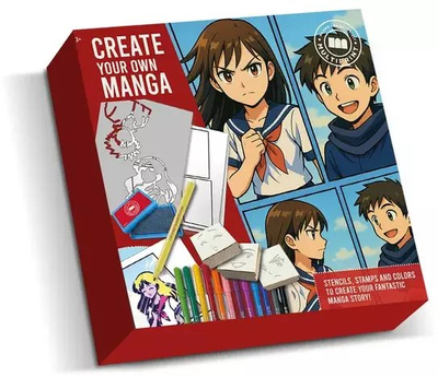 Set krijues Multiprint Create Your Own Manga, markera dhe vula