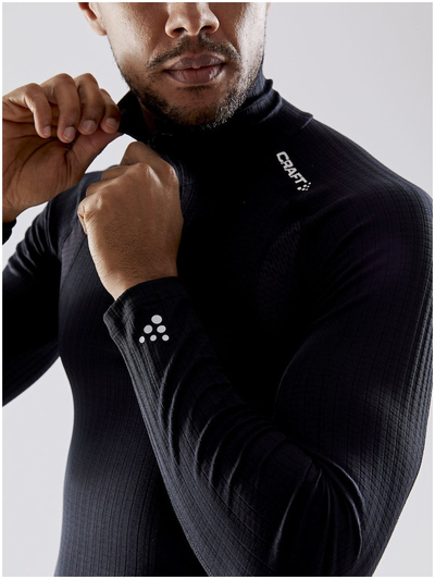 Термичка блуза Craft Active Extreme X Half Zip, за мажи, црна