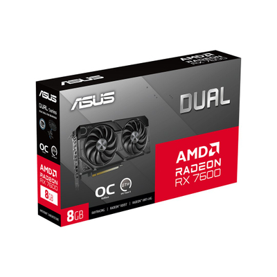 Kartelë grafike ASUS Dual -RX7600-O8G-EVO AMD Radeon RX 7600 8 GB GDDR6