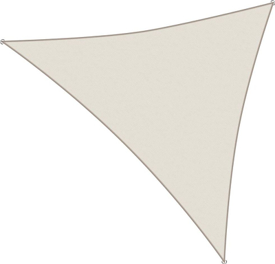 Çadër dielli trekëndëshe Shoppartners Shade Cloth, 3.6 x 3.6 x 3.6 m, ngjyrë krem
