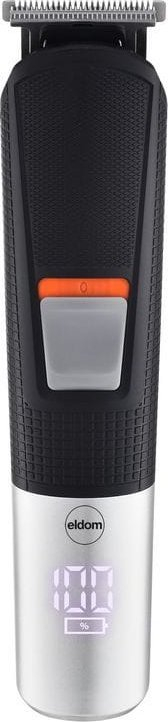 Set qethëse flokësh dhe mjekre ZMG20, 5 në 1, pa kabëll, ekran LED, gri