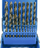 Set shpuese metali Schmith HSS PRO, 19 copë, diametër 1-10mm, blu