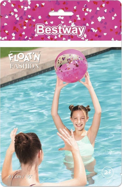 Top i frymshem Bestway 31050, 41 cm, me shkëlqim, transparent