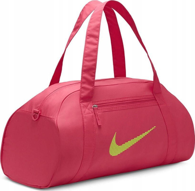 Çantë sporti Nike Gym Club Duffel, poliestër, me rrip shpatulle, rozë