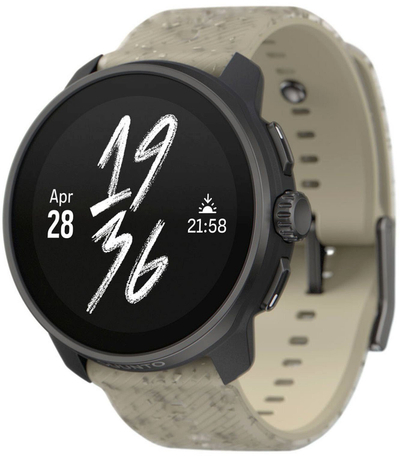 Ora inteligjente Suunto Race S, GPS, ekran me prekje, bezhë