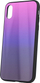 Kapak Mocco Aurora Glass për iPhone 6 Plus / 6S Plus, silikon, rozë me të zezë