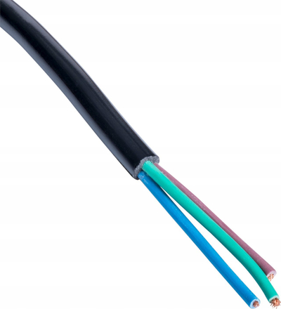 Kabllo rryme Akyga AK-OT-01P, 1.5m, 16A, e zezë