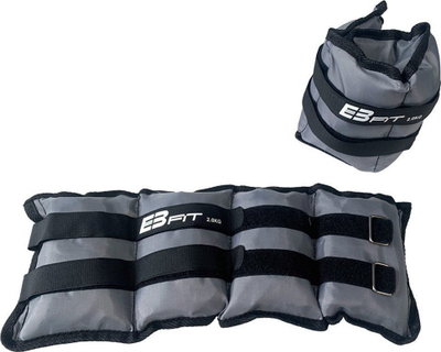 Pesha kyçi ENERO FIT, 4kg set, 2x2kg, gri