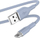 Kabllo kariku Puro Icon Soft, USB A me USB C, 1.5m, blu e çelët