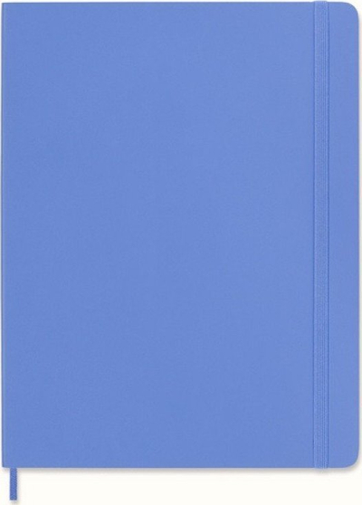 Fletore Moleskine Classic Notebook, X-Large 19 x 25 cm, 192 faqe të vijuara, blu Hydrangea