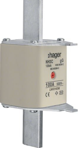 Siguresë Hager LNH3160M, 160A, 500V