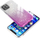 Këllëf telefoni Forcell Shining Ombre për iPhone 11, TPU PC, me shkëlqim glitter, rozë me të bardhë