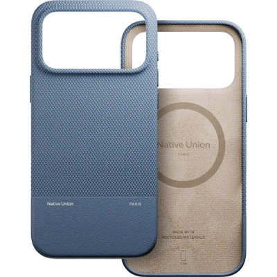Këllëf telefoni Native Union ReClassic për iPhone 17 Pro Max, MagSafe, blu