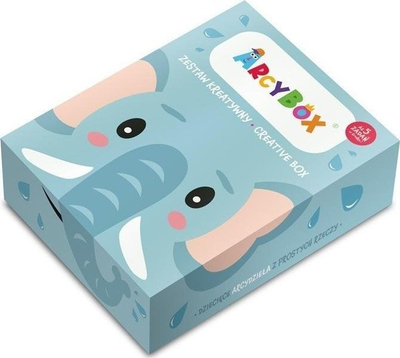 Set kreativ Arcybox Creative Set Elephant, 5 aktivitete, 3+ vjeç, blu