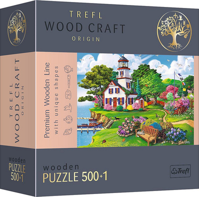 Puzzle druri Trefl Wood Craft Summer Haven, 501 copë, për të rritur