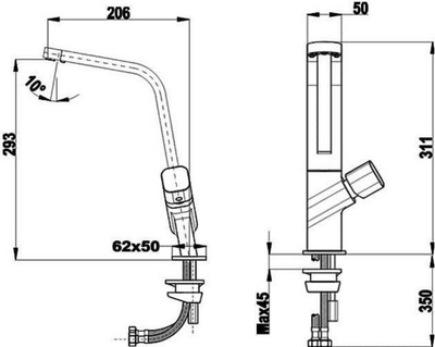 Rubinet Teka ICO 915