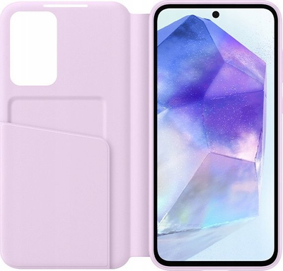 Mbulesë telefoni Samsung EF-ZA556 Smart View Wallet, për Galaxy A55 5G, 6.6\", lejla