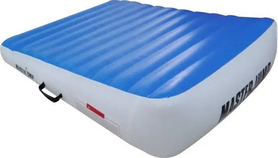 Dyshek i pjerrët i frymë MASTERJUMP, 180 x 120 cm, lartësi 20–65 cm