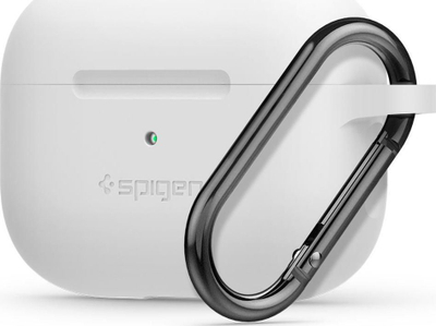 Kuti për AirPods Spigen, e bardhë