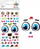 Ngjitësa dekorativë Titanum Convex Stickers Eyes, sy 3D, për projekte DIY, me ngjyra nga të gjitha